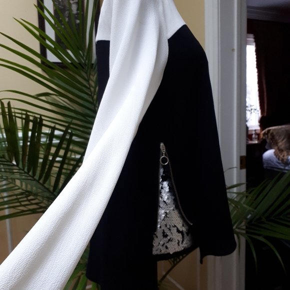 Zara black and white top - Picture 9 of 10